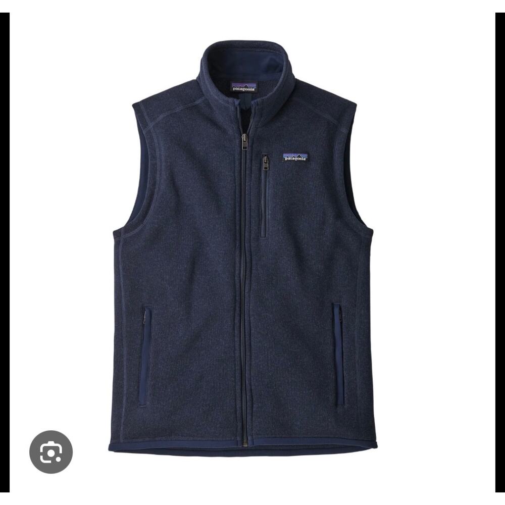Patagonia women’s Better Sweater Vest Size Small Blue/ Navy